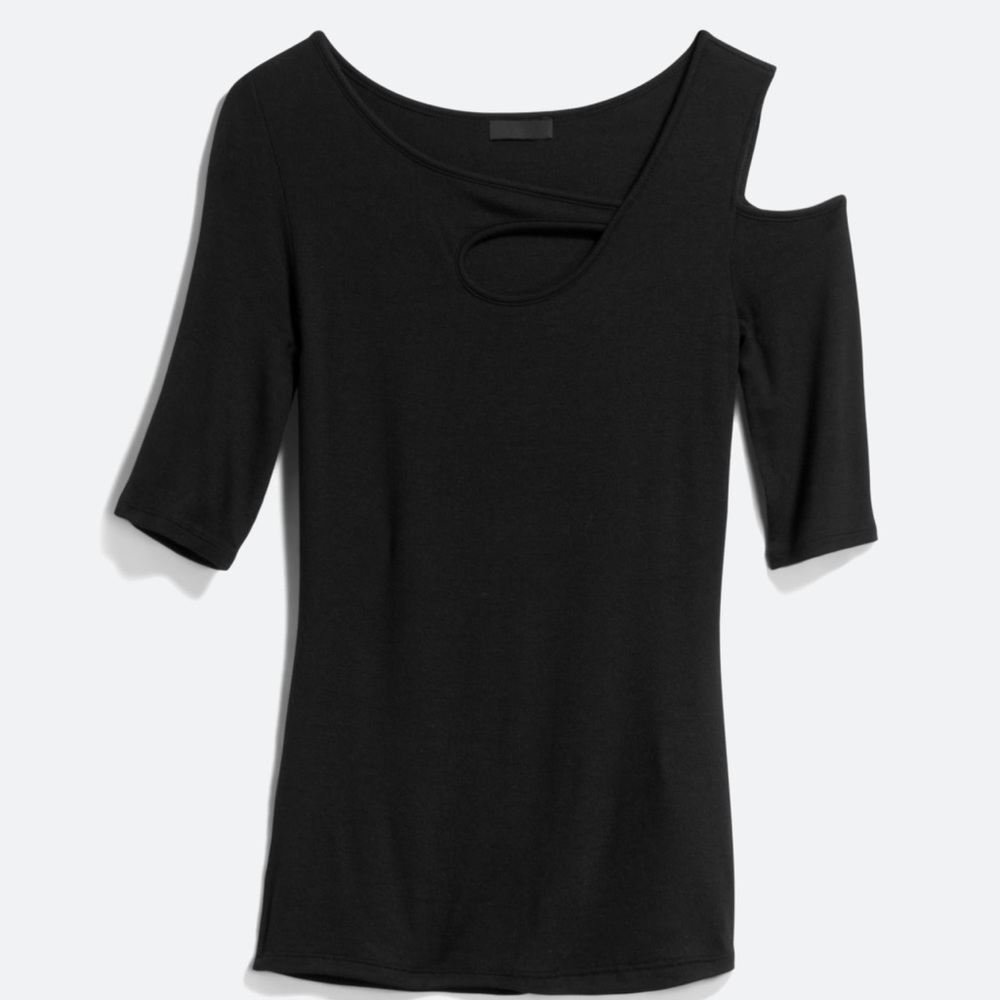 Goldray Cold Shoulder Top